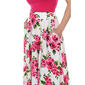 Womens White Mark Floral & Flared Print Midi Skirt - image 3