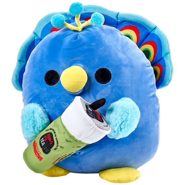 Zuru Snackles Peacock with Kung Fu Tea Plush - image 