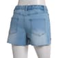 Juniors No Comment Mid Rise Embroidered Cherries Denim Mom Shorts - image 2