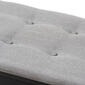Baxton Studio Fabric Upholstered Entryway Bench - image 3