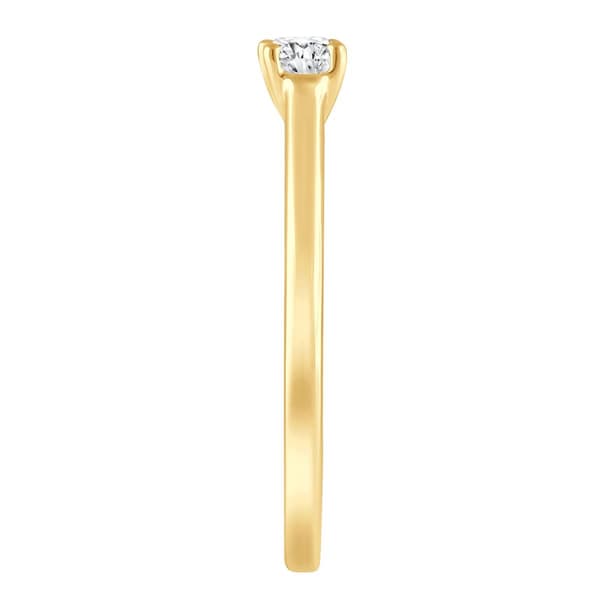 Nova Star® Yellow Gold 1/4ctw. Lab Grown Diamond Engagement Ring