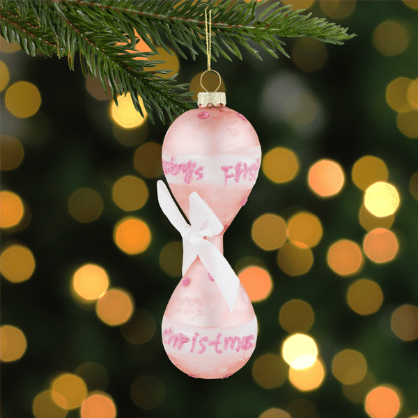 Northlight Baby Girl''s First Christmas Glass Ornament