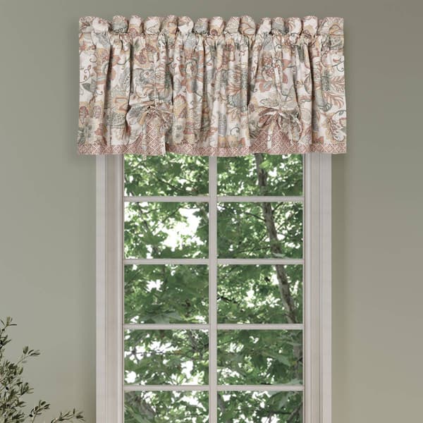 Royal Court Janessa Jacquard Window Straight Valance - 72x17