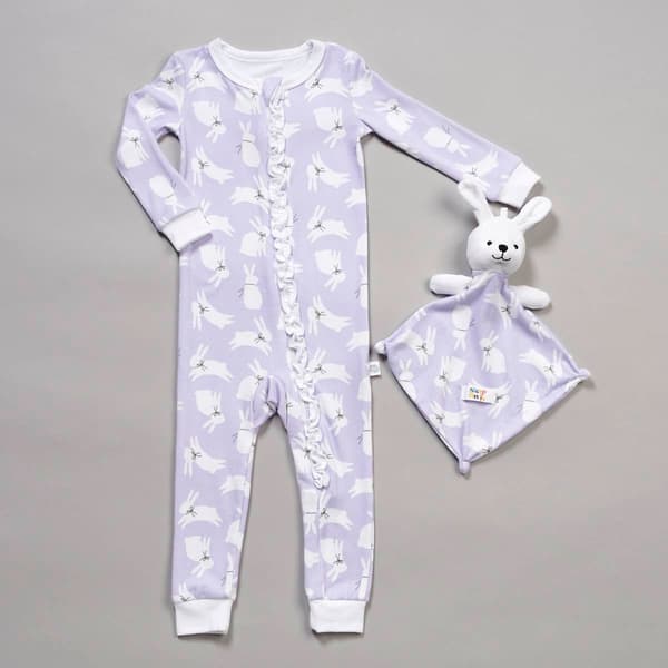 Baby Girl &#40;12-24M&#41; Sleep On It&#40;R&#41; Bunny Sleeper w/ Blanket Buddy - image 
