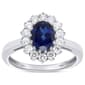 Nova Star(R) Oval Lab Grown Sapphire with Lab Grown Diamond Ring - image 1