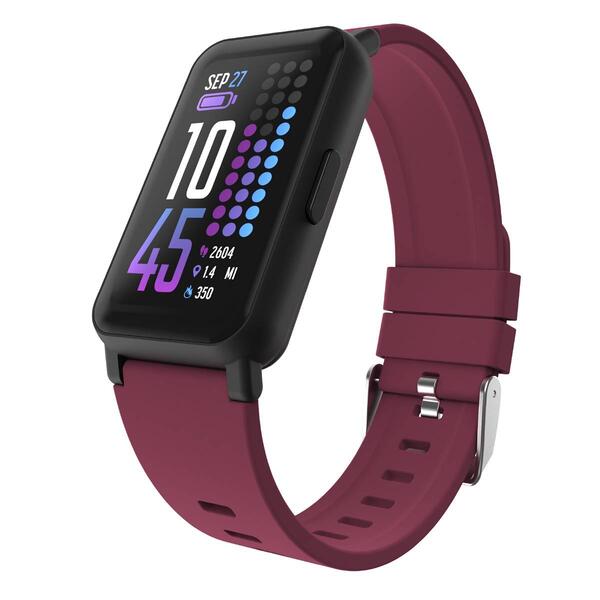 Womens iTouch Active 4 Burgundy Strap Fitness Tracker - TC4S01-G1 - image 