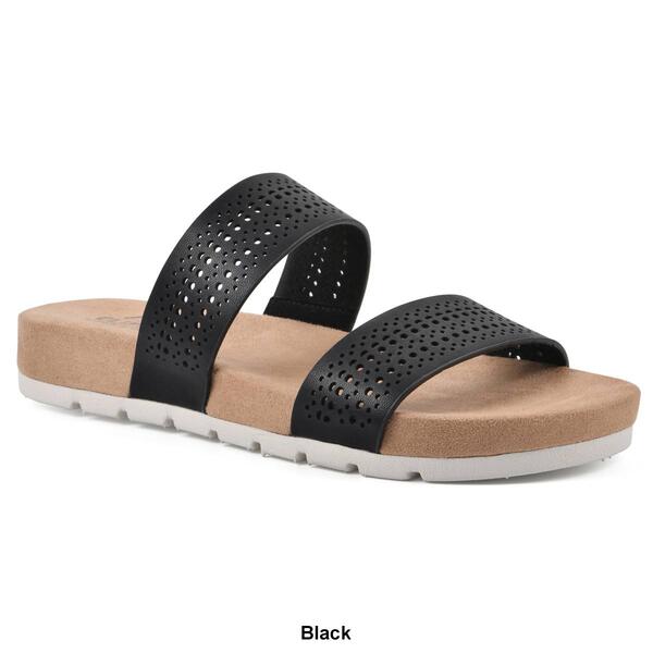 Womens Cliffs by White Mountain Thrilled Double-Strap Sandals