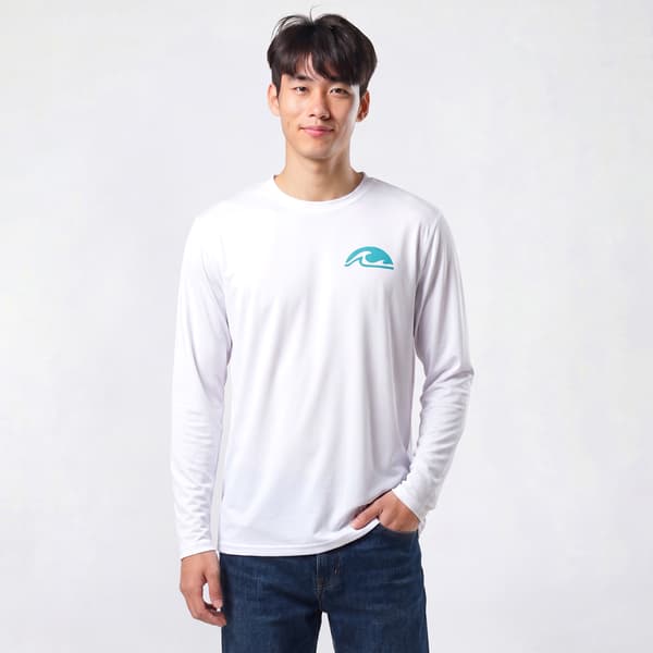 Young Mens SURFZONE(R) Long Sleeve Wave Rashguard - image 