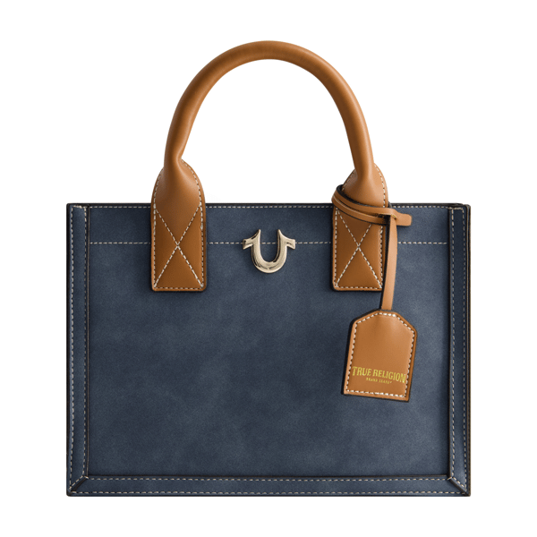 True Religion Modern Edge Suede Tote - image 