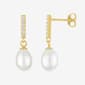 Gemstone Classics™ Lab Grown Sapphire Pearl Pendant & Earring Set - image 3