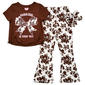 Girls (4-6x) Freestyle Revolution Fabulous Tee w/ Cow Leggings - image 2
