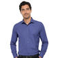 Mens Christian Aujard Slim Fit Stretch Dress Shirt - Steel Stripe - image 1