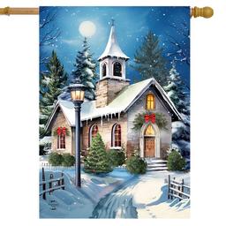 Briarwood Lane Holy Night House Flag