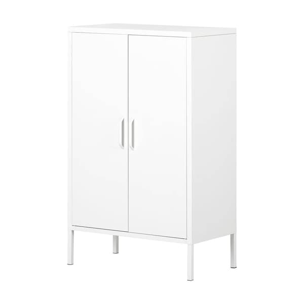 South Shore Eddison Pure White 2-Door Storage Cabinet - image 