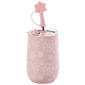 Home Essentials Snowflake Wine Tumbler w/ Sipper Straw - image 1