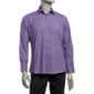 Mens Christian Aujard Slim Fit Geometric Dress Shirt - Purple - image 1