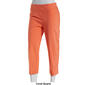 Womens Zac & Rachel Solid Pull On Crop Pants - image 10