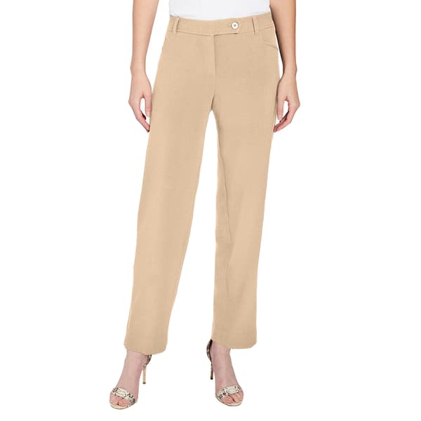 Womens Jones New York Duke Zip Front Slim Leg Bi Stretch Pants - image 