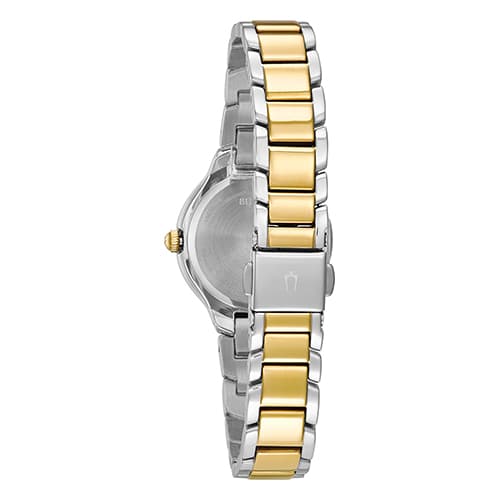 Womens Bulova Slim Two-Tone Bracelet Watch - 98L217