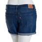 Womens Levi''s&#174; Mid Length Stop the Confusion Denim Shorts - image 2