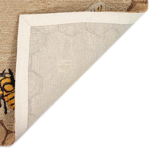 Liora Manne Frontporch Honeycomb Bee Indoor/Outdoor Accent Rug