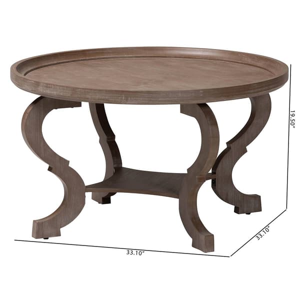 Baxton Studio Madrona French Country Coffee Table