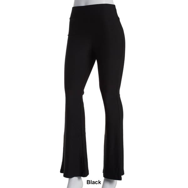 Juniors Derek Heart Patchwork Yum High Rise Flare Leg Pants
