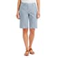 Womens Nautica Pinstripe Riviera Chino Shorts - image 1