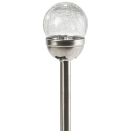 Crackle Glass Solar Stake Light