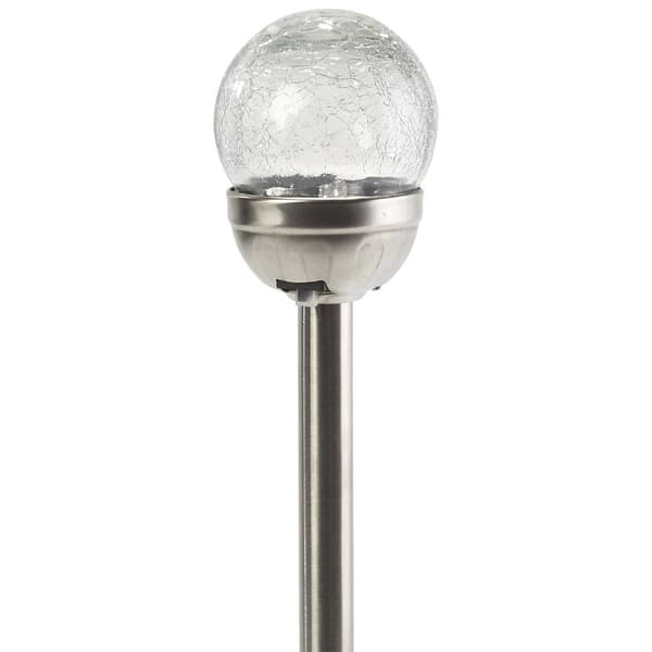 Crackle Glass Solar Stake Light - image 