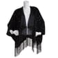 Steve Madden Sequin Fringe Cropped Wrap - image 1