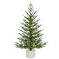 Puleo International 3ft. Pre-Lit Arctic Fir Christmas Tree - image 1