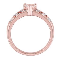Gemstone Classics™ Silver 1/2ctw. Morganite Ring