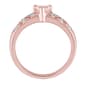 Gemstone Classics™ Silver 1/2ctw. Morganite Ring - image 3