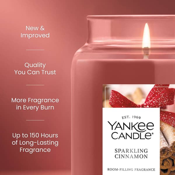 Yankee Candle&#174; Signature 22oz. Sparkling Cinnamon Jar Candle