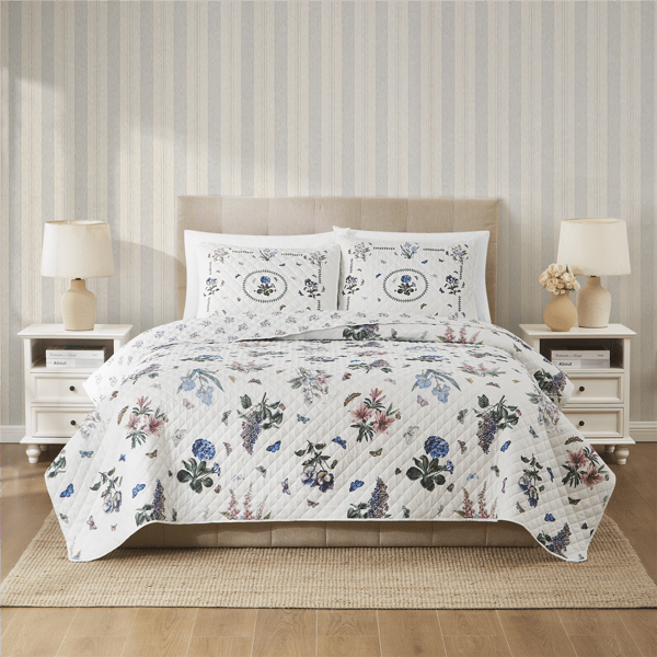 Portmeirion® Botanic Garden Reversible Quilt Set