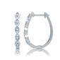 Diamond Classics&#8482; Sterling Silver 1/10ctw. Hoop Earrings - image 3