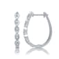 Diamond Classics™ Sterling Silver 1/10ctw. Hoop Earrings - image 3