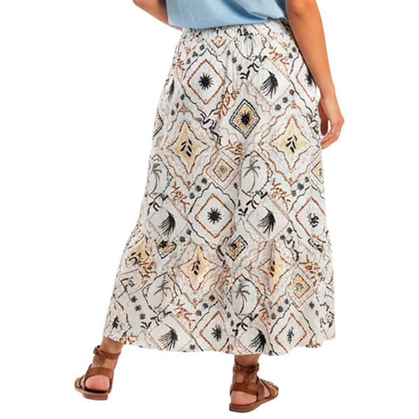 Womens Robert Louis Coastal Pull On Drawstring Tier Maxi Skirt