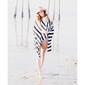Womens Zalamoon Multi-Wear Striped Infinity Maternity Shawl - image 4