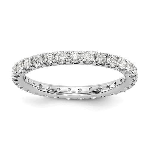 Endless Affection(tm) White Gold Eternity Band - image 