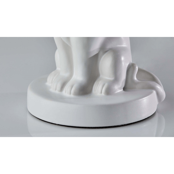 Simplee Adesso Sunny Cat Table Lamp with Light Grey Shade