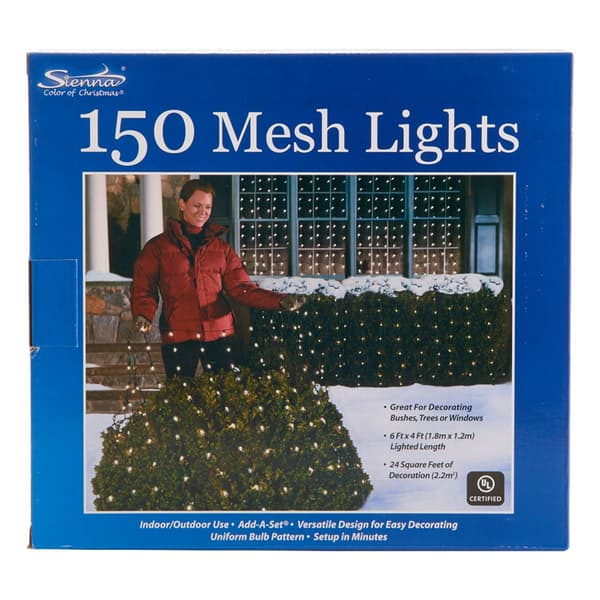 Sienna 4ft x 6ft 150 Clear Net Lights - image 