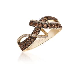 Le Vian Chocolatier&#40;R&#41; Chocolate & Vanilla Diamonds&#40;R&#41; Ring