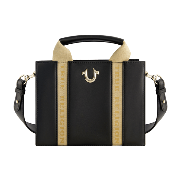 True Religion Licensed Faux Leather Mini Tote Bag