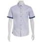 Mens Campia Short Sleeve Cotton Spandex Button Down Shirt - Copen - image 1