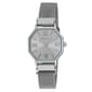 Womens Laura Ashley&#40;R&#41; Hexagon Mesh Bracelet Watch - LA2055SS - image 1