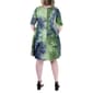 Plus Size 24/7 Comfort Apparel Tie Dye Pocket T-Shirt Dress - image 2