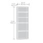 Sauder Beginnings 5 Shelf Bookcase - Soft White - image 2