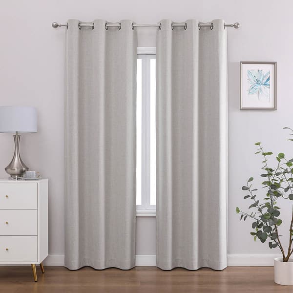 Sunshield Marlon 100% Blackout 2pk. Panel Curtains - image 
